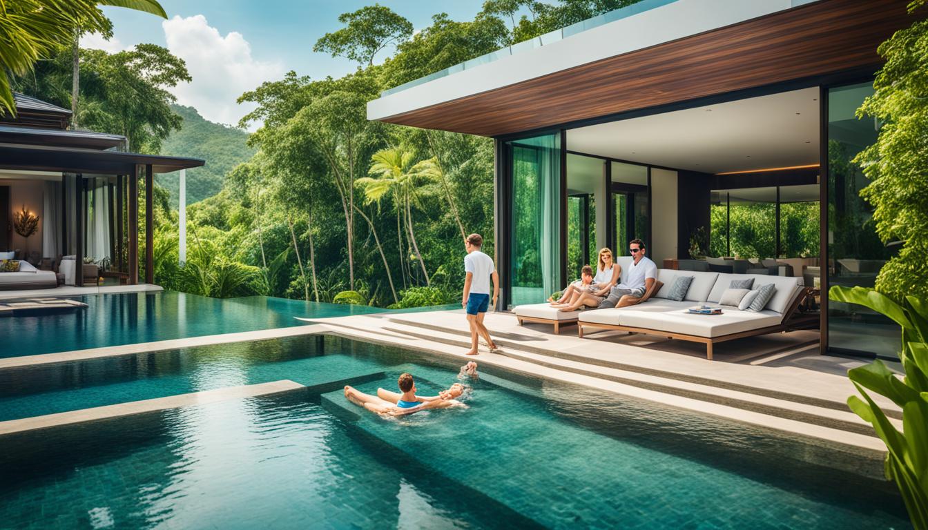 pool villa for families