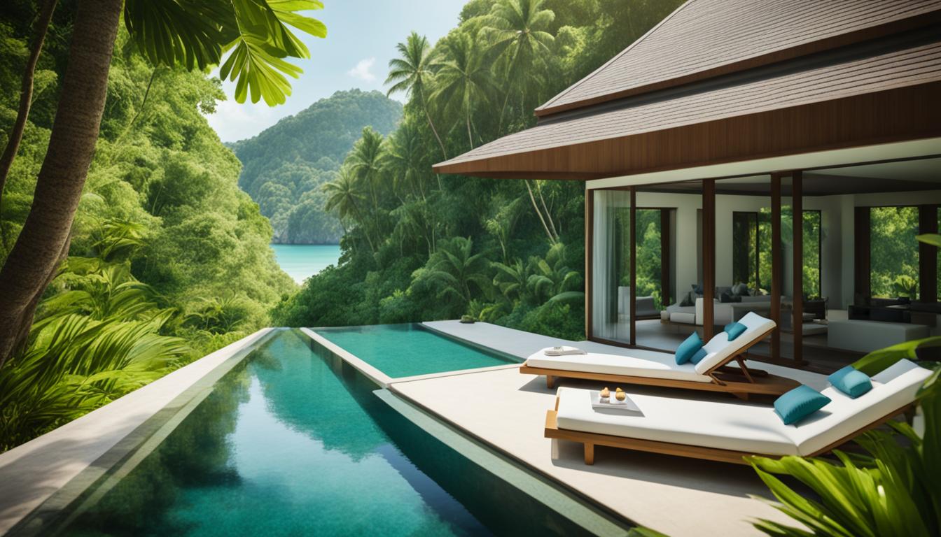 pool villa for honeymooners